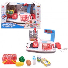Помогаю Маме. Касса, в наборе с продуктами,со световыми и звуковыми эффектами, в коробке, 38x21x23 см